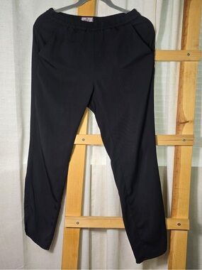 Marine Layer Black Elastic Waist Pants - Casual Tapered Fit